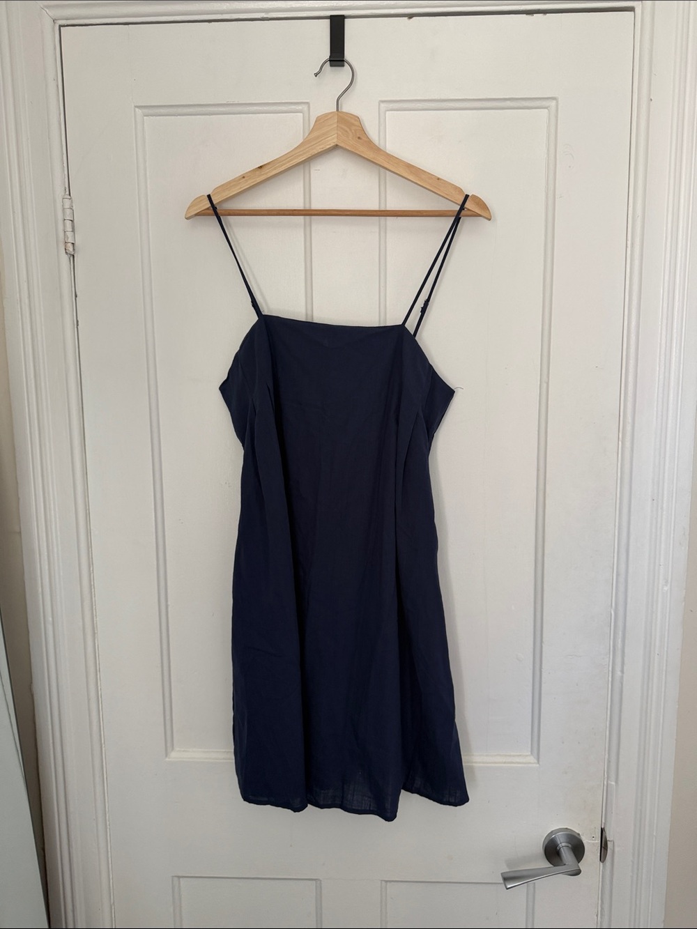 GAP Navy Spaghetti-Strap Slip Dress